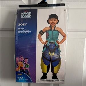 Spirit of Halloween Netflix Kpop Demon Hunters Zoey Costume Girl’s Size XL 14/16